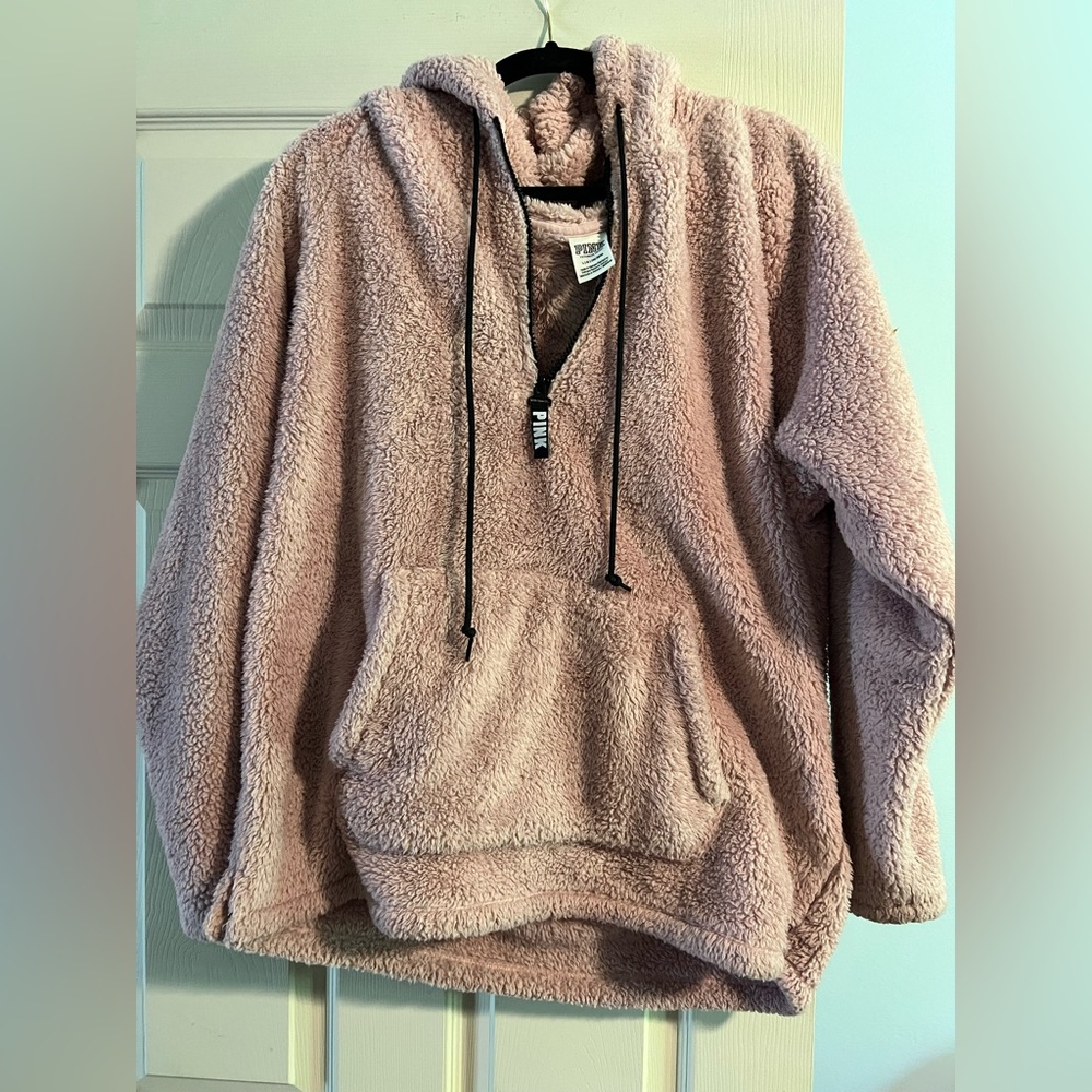 Victoria secret pink teddy pullover